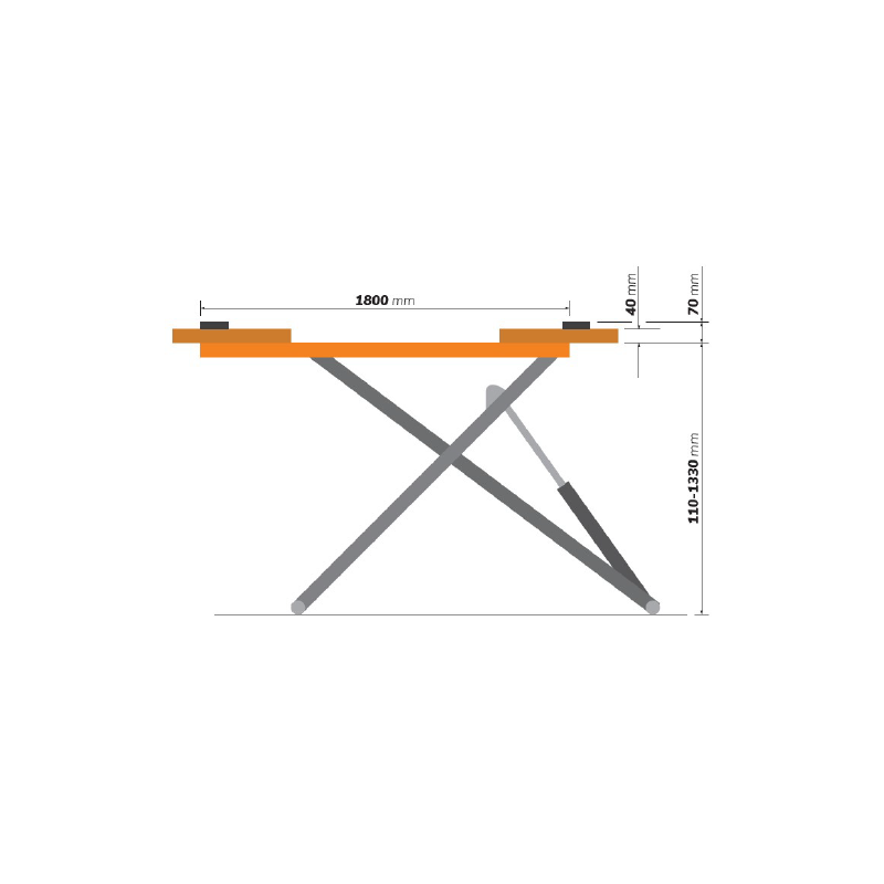 Makazasta dizalica 2.8t STD-3128 - Image 6